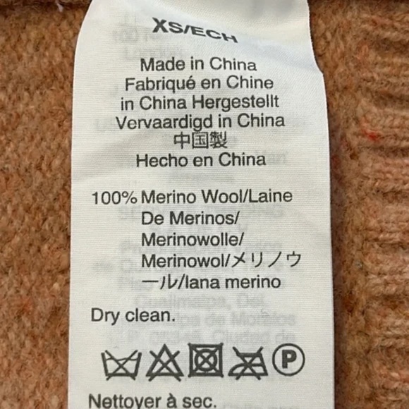 Madewell Donegal Maysfield Cardigan Sweater Button Front Merino Wool Size XS - Picture 6 of 7